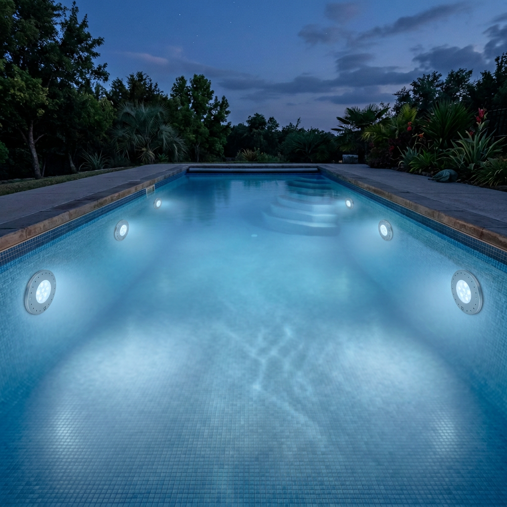 gaztek led pool lights cool white